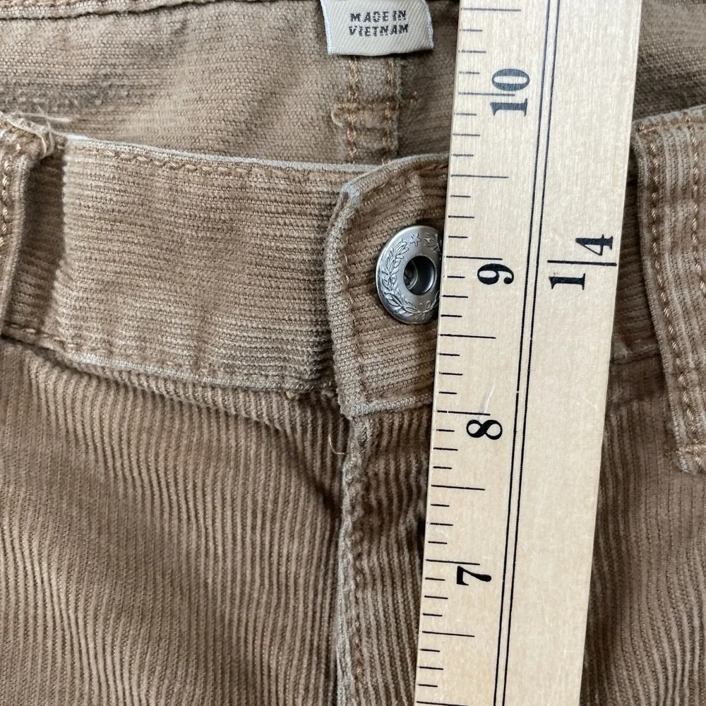J.Crew Corduroy Pants Mens 32x30 Brown 484 Slim Fit Stretch Cotton Casual